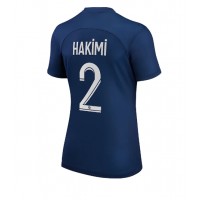 Paris Saint-Germain Achraf Hakimi #2 Fotballklær Hjemmedrakt Dame 2022-23 Kortermet
